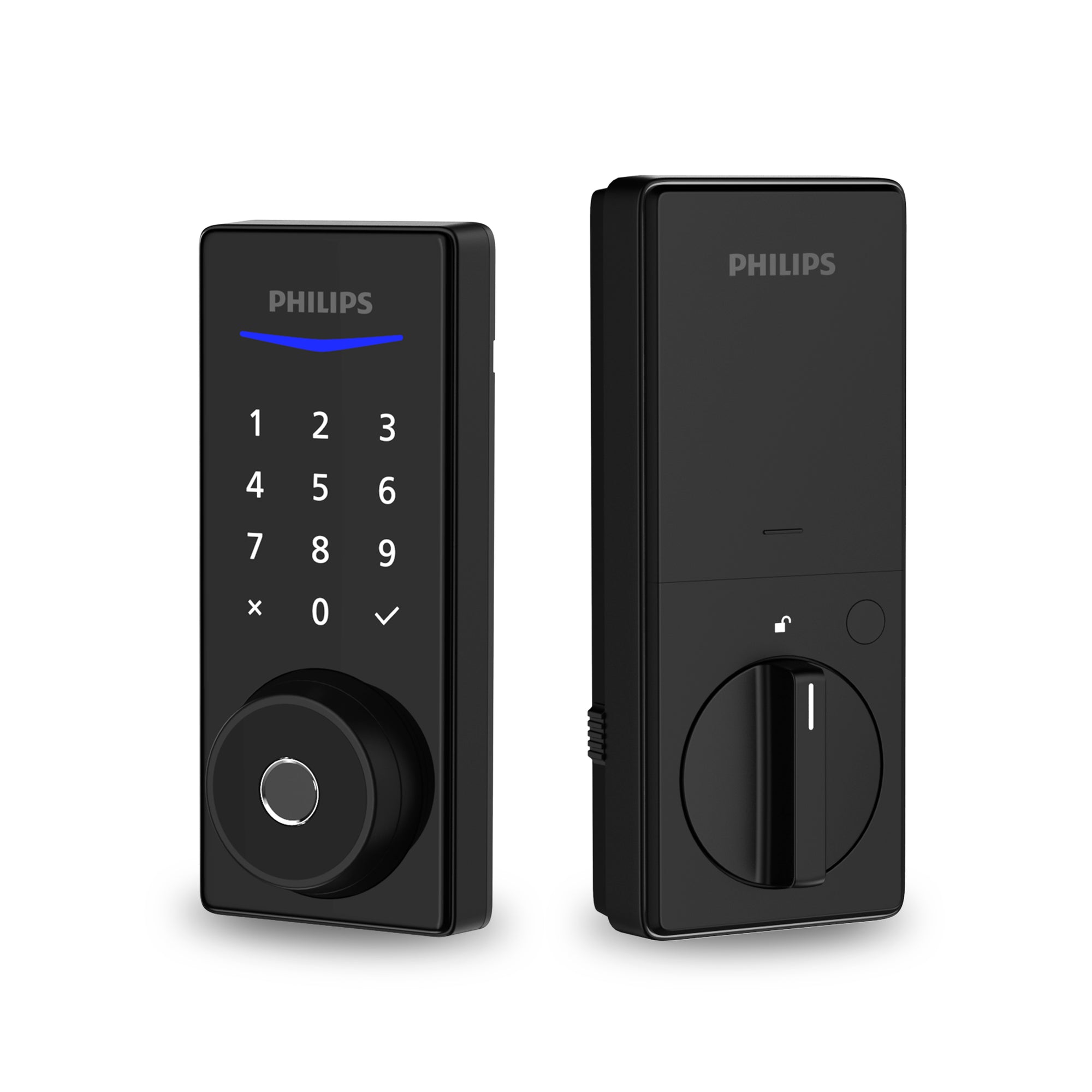 Philips 800 Series Z-Wave Long Range Doorlock DDL240X-15HZW Front door and back door parts