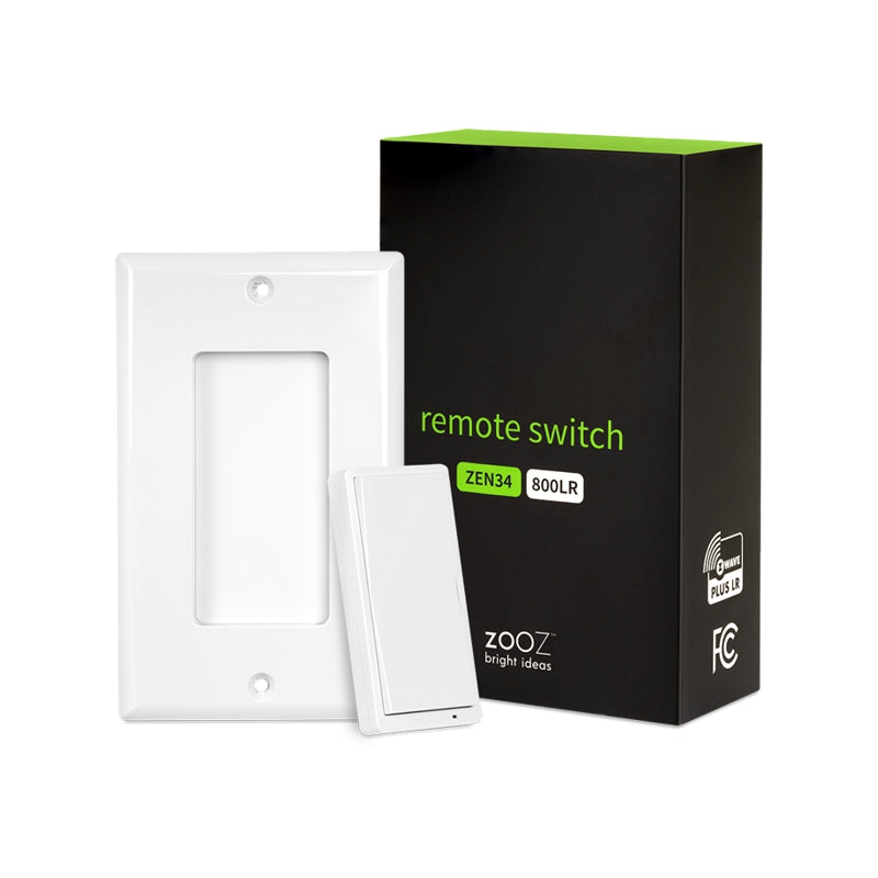 Wireless 1 Gang Switch (white finish), Installation-Easy, Battery