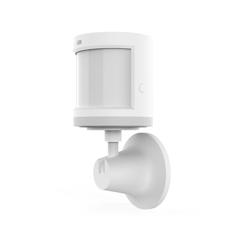 Aqara Zigbee Motion Sensor semiprofile view with mounting bracket