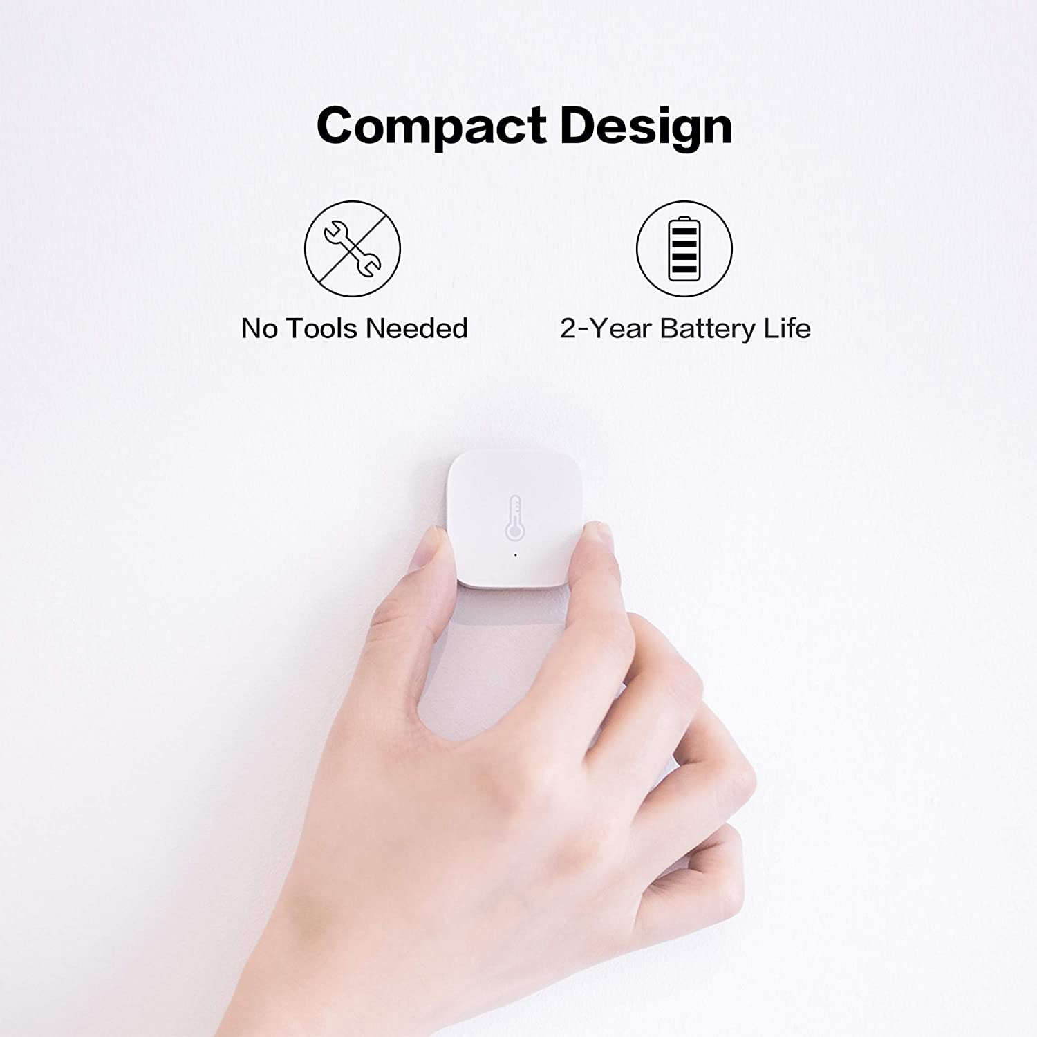 Aqara Zigbee Temperature and Humidity Sensor Compact Design