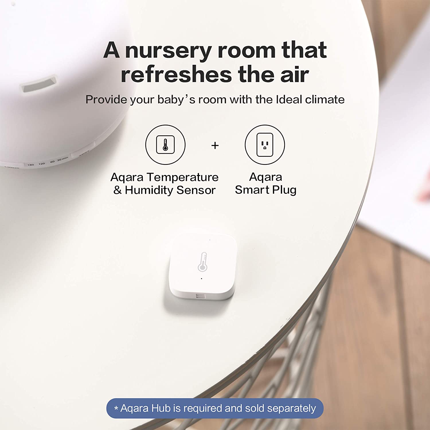 Aqara Zigbee Temperature and Humidity Sensor Smart Plug Automation