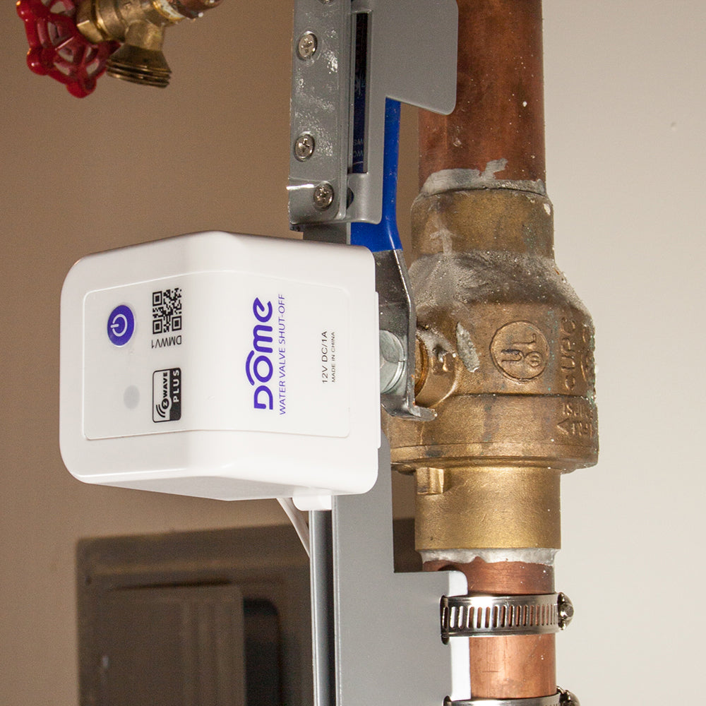 Dome Z-Wave Plus Water Main Shut-off Valve Controller DMWV1 Installation view