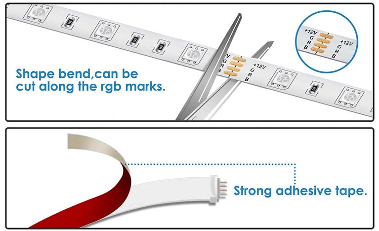 Indoor RGB LED Strip Installation Details