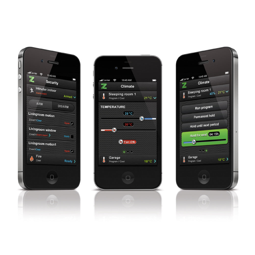 Zipato ZipaTile Z-Wave Plus Home Automation Controller ZT.ZWUS iPhone app view