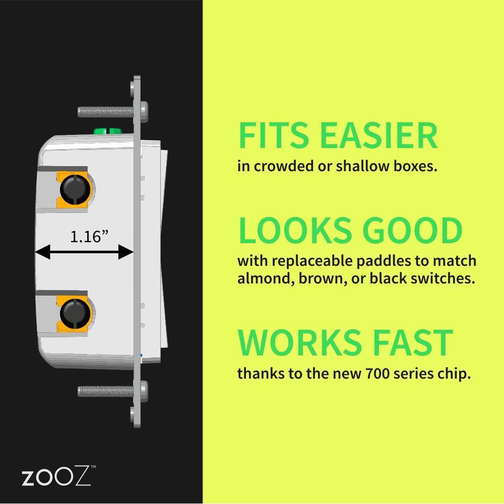 Zooz 800 Series Z-Wave Long Range On / Off Light Switch ZEN71 